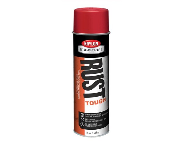 KP-R00639 KRYLON INDUSTRIAL RUST TOUGH OSHA SAFETY RED 20OZ
